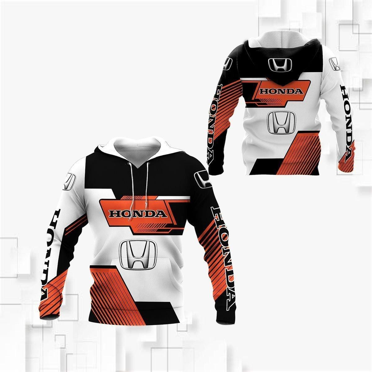 Honda Fan Gift 4 Version Unisex Cartoon 3d Hoodie Zip Hoodie