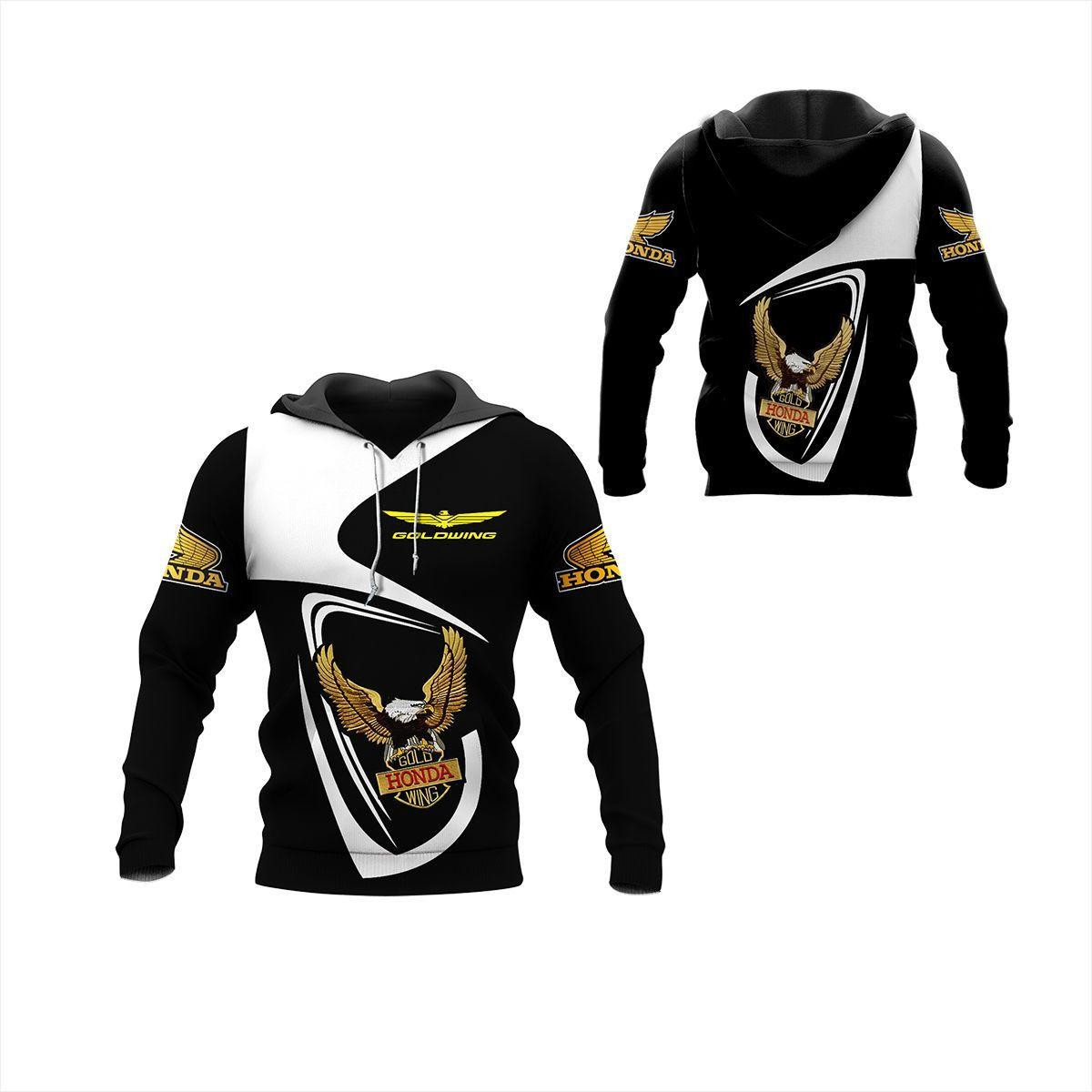 Honda Gold Wing Shirt Fan Gift 108 Version Unisex 3d Hoodie Zip Hoodie