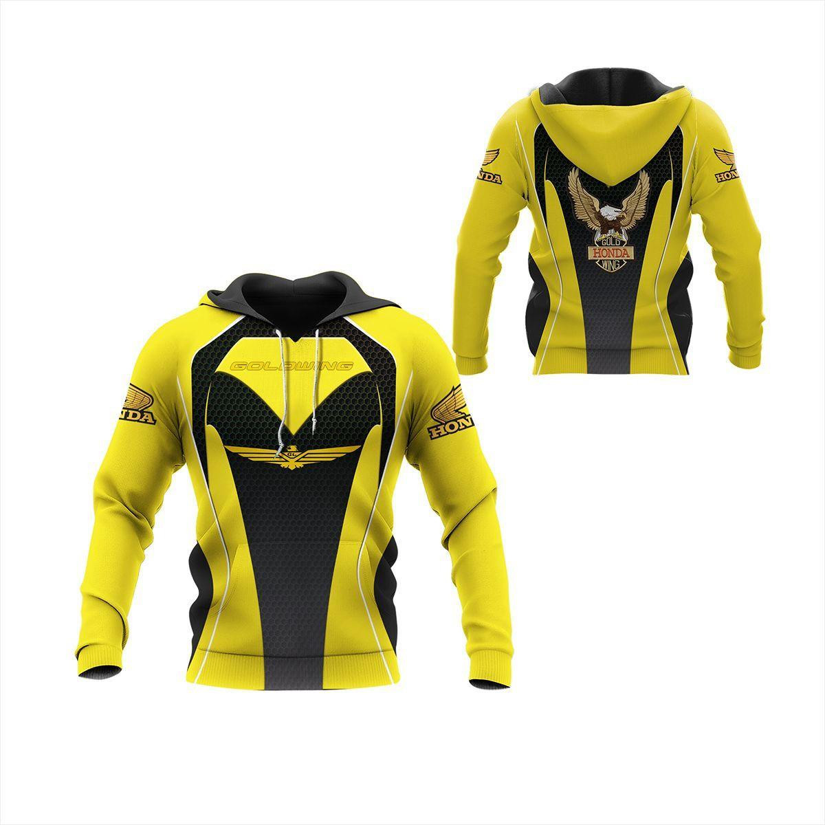 Honda Gold Wing Shirt Fan Gift 137 Version Unisex 3d Hoodie Zip Hoodie