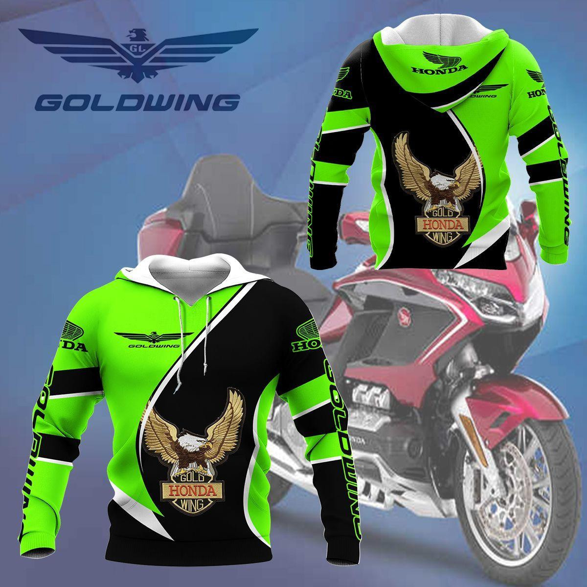 Honda Gold Wing Shirt Fan Gift 180 Version Unisex 3d Hoodie Zip Hoodie