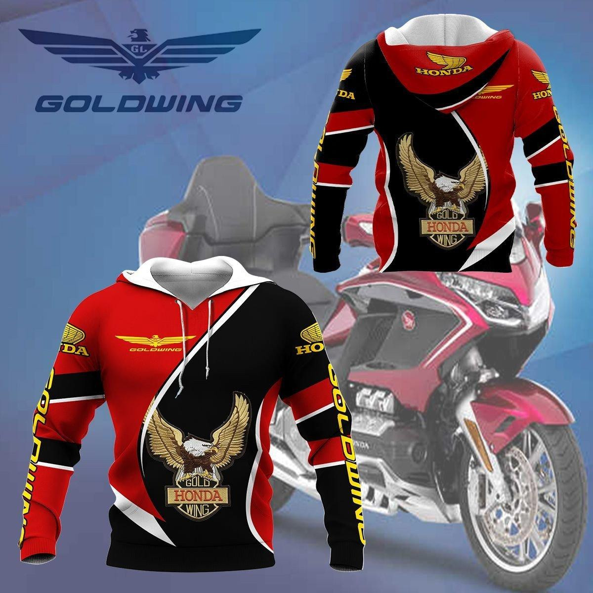 Honda Gold Wing Shirt Fan Gift 182, Style Unisex 3d Hoodie Zip Hoodie Gift For Sport Music Fans