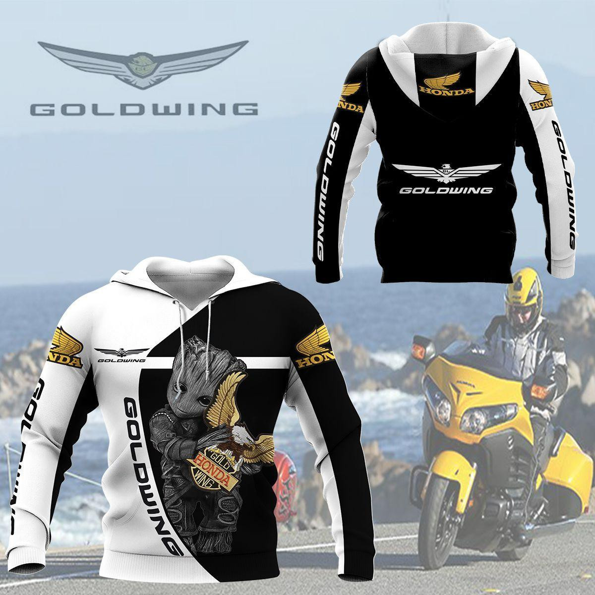 Honda Gold Wing Shirt Fan Gift 192 Version Unisex 3d Hoodie Zip Hoodie