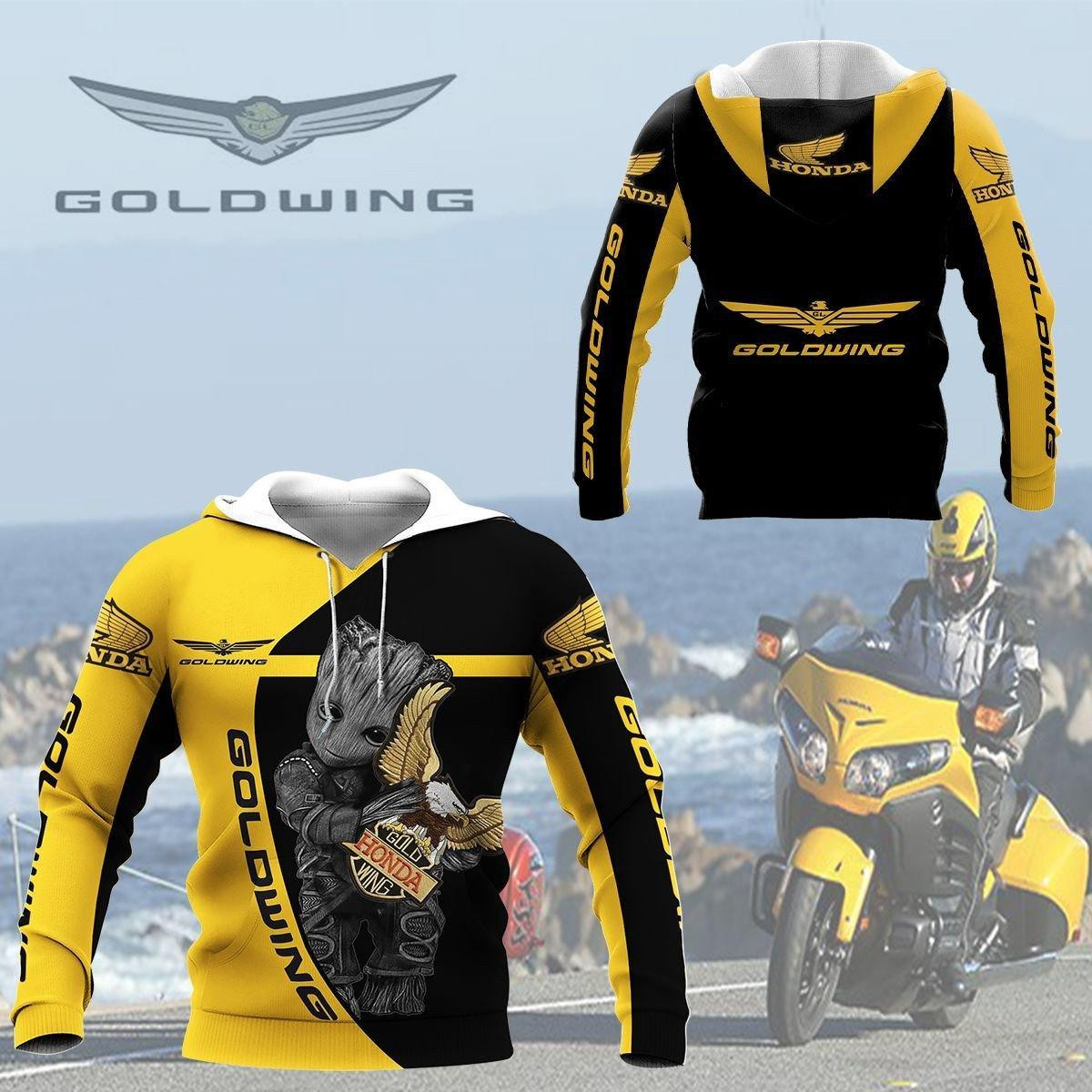 Honda Gold Wing Shirt Fan Gift 194 Version Unisex 3d Hoodie Zip Hoodie