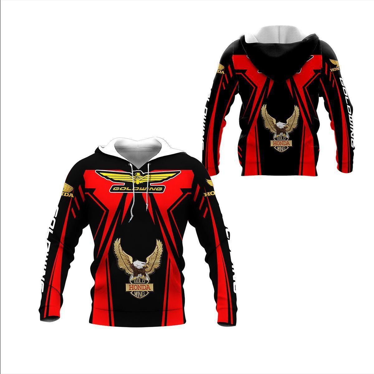 Honda Gold Wing Shirt Fan Gift 246 Version Unisex 3d Hoodie Zip Hoodie