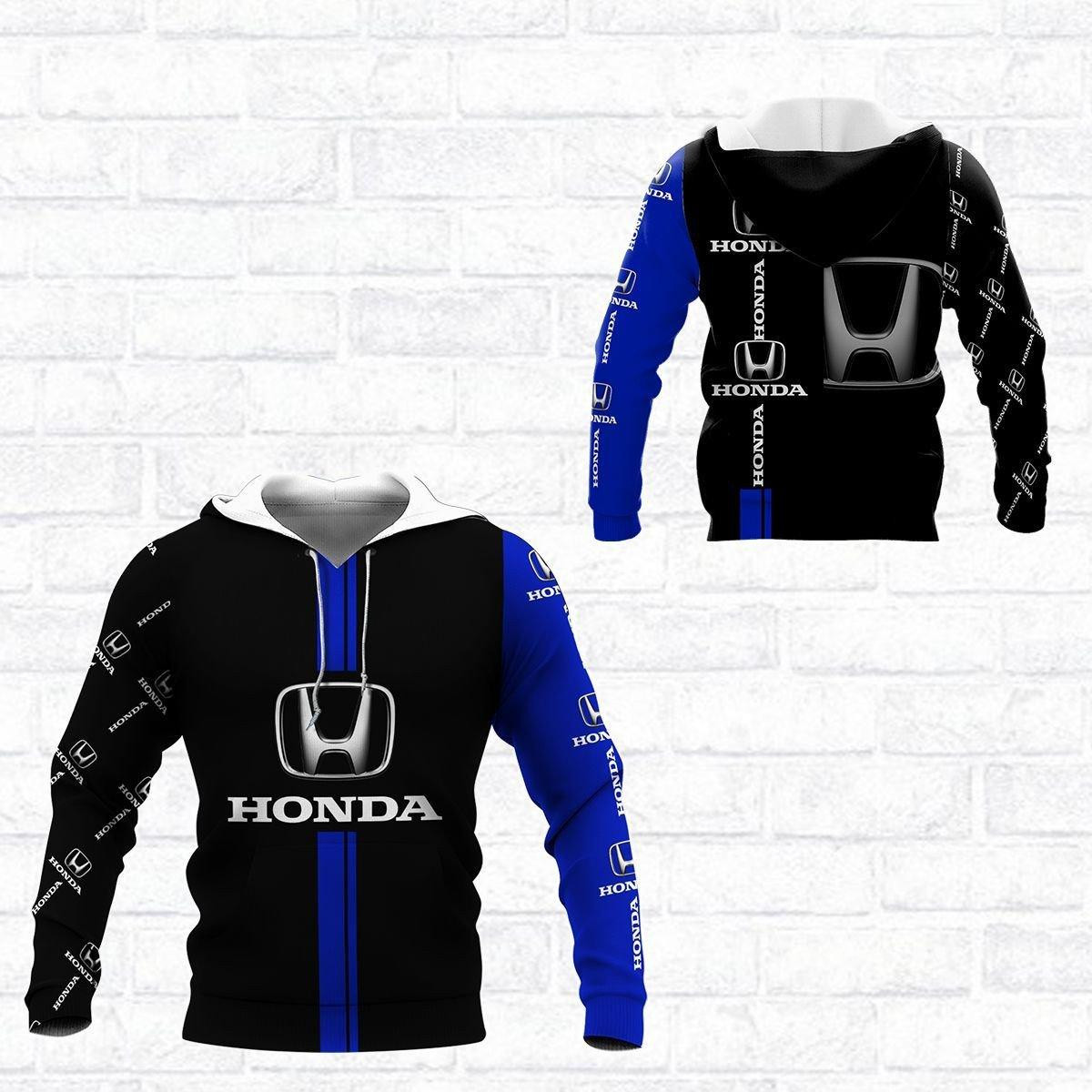 Honda Shirt Fan Gift 52 Version Unisex 3d Hoodie Zip Hoodie