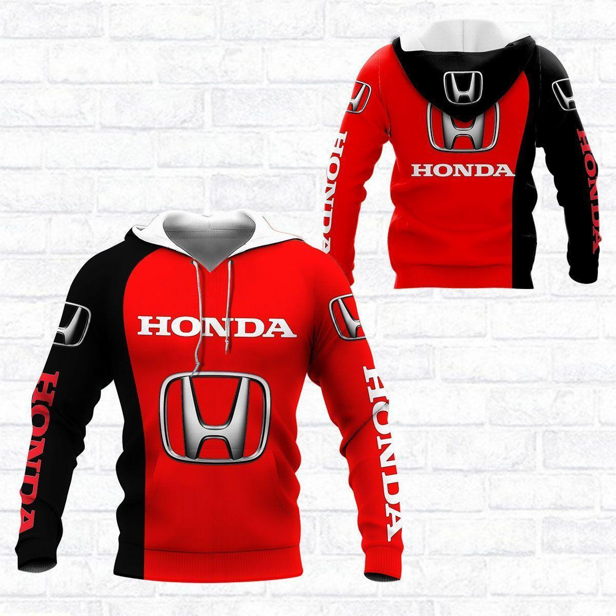 Honda Shirt Fan Gift 982 Version Unisex 3d Hoodie Zip Hoodie