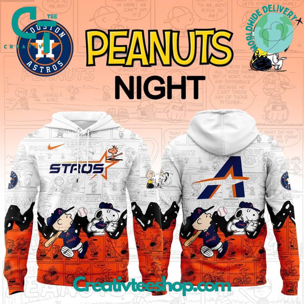Houston Astros City x 75th Anniversary of Peanuts Special Hoodie