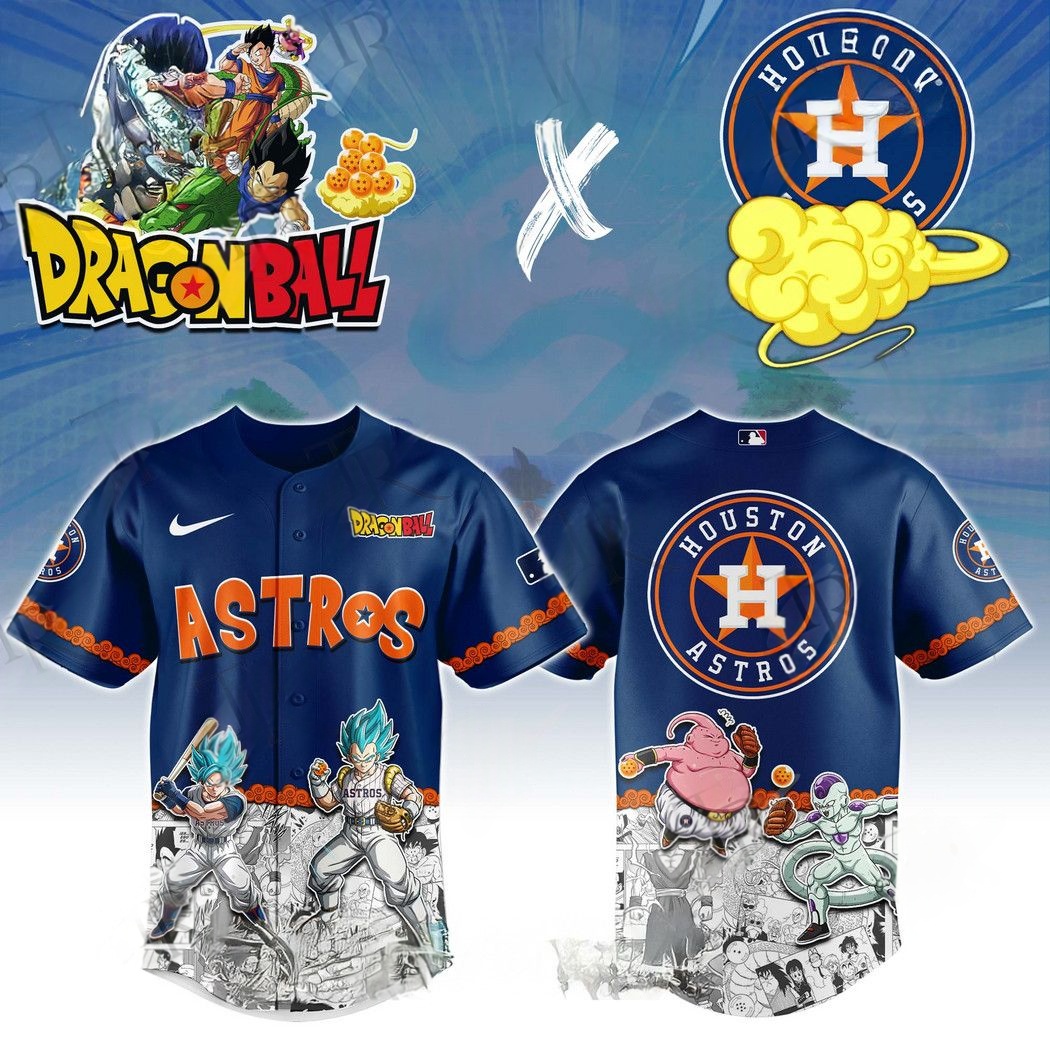 Houston Astros Dragonball 2025 Special Baseball Jersey Gifts For Baseball Fans
