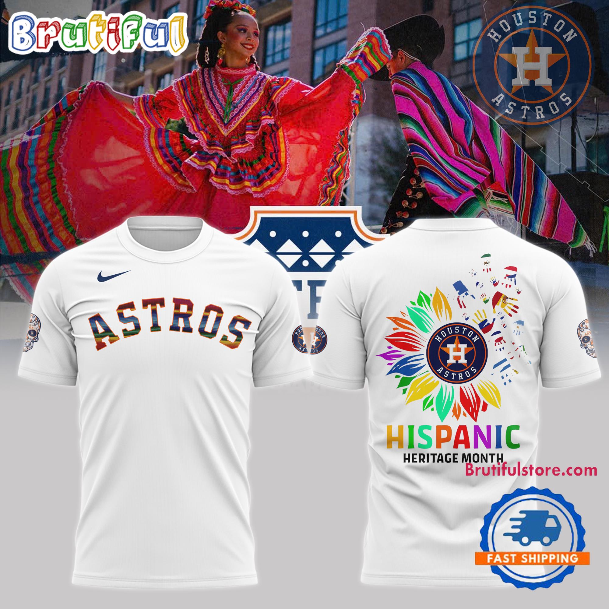 Houston Astros Hispanic Heritage Month 2024 T Shirt