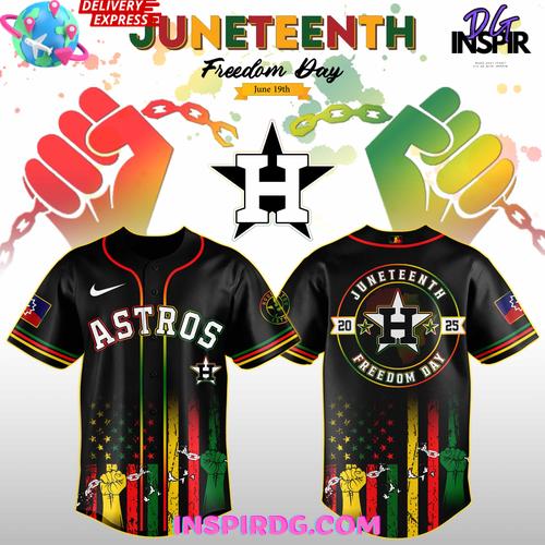 Houston Astros Juneteenth Day 2025 Special Jersey