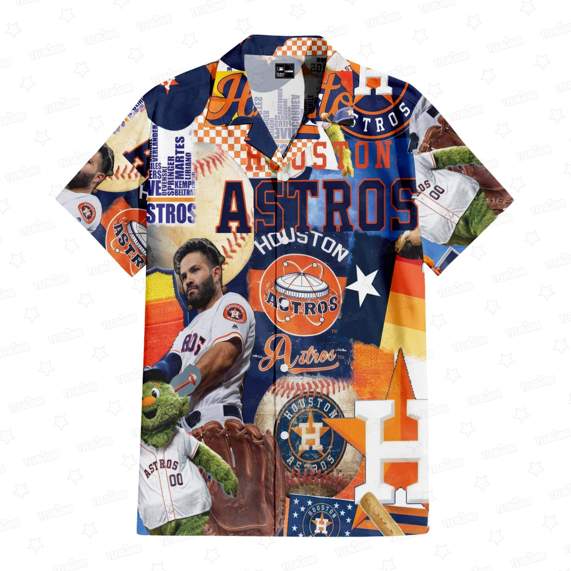 Houston Astros Strong Star Aloha Hawaiian Shirt for Men And Women Gift For Sport Music Fans