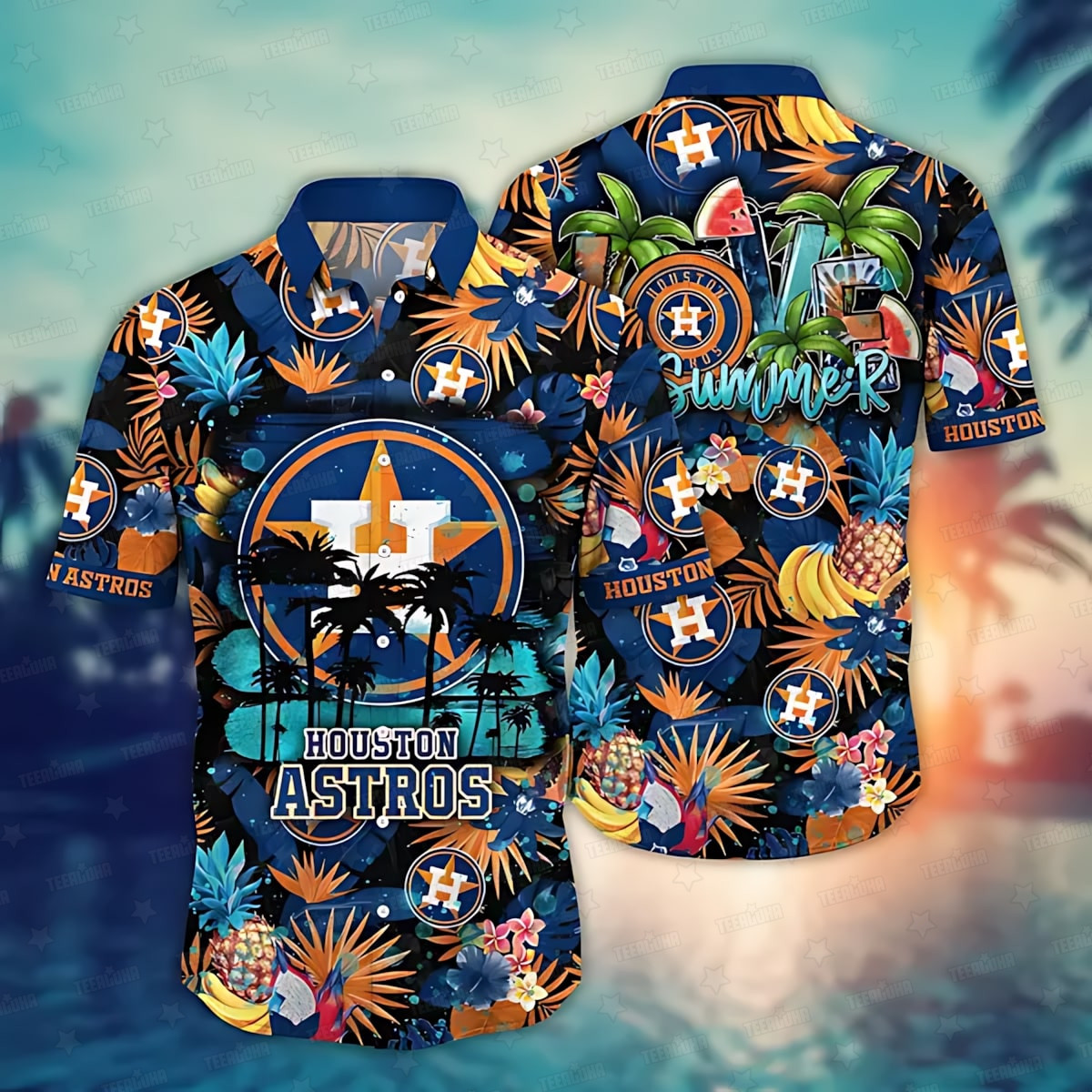 Houston Astros Tropical Paradise Aloha Hawaiian Shirt for Men And Women Gift For Sport Music Fans
