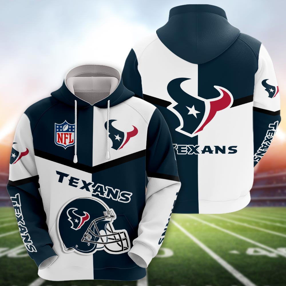 Houston Texans 3D printed Sweatshirt Hoodie Zipped Hoodie