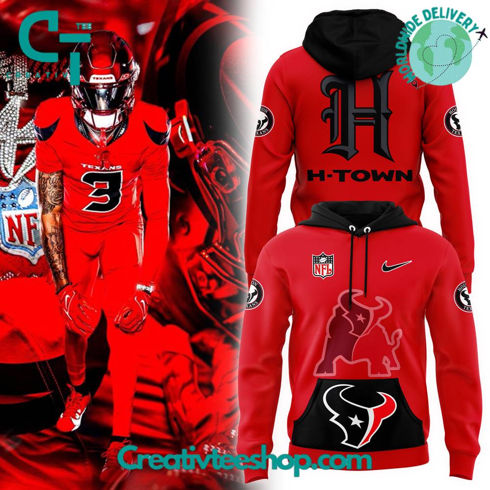 Houston Texans H-Town Battle Red Hoodie