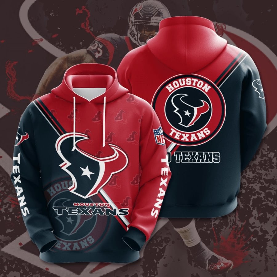 Houston Texans Logo NFL Football Team Hoodie