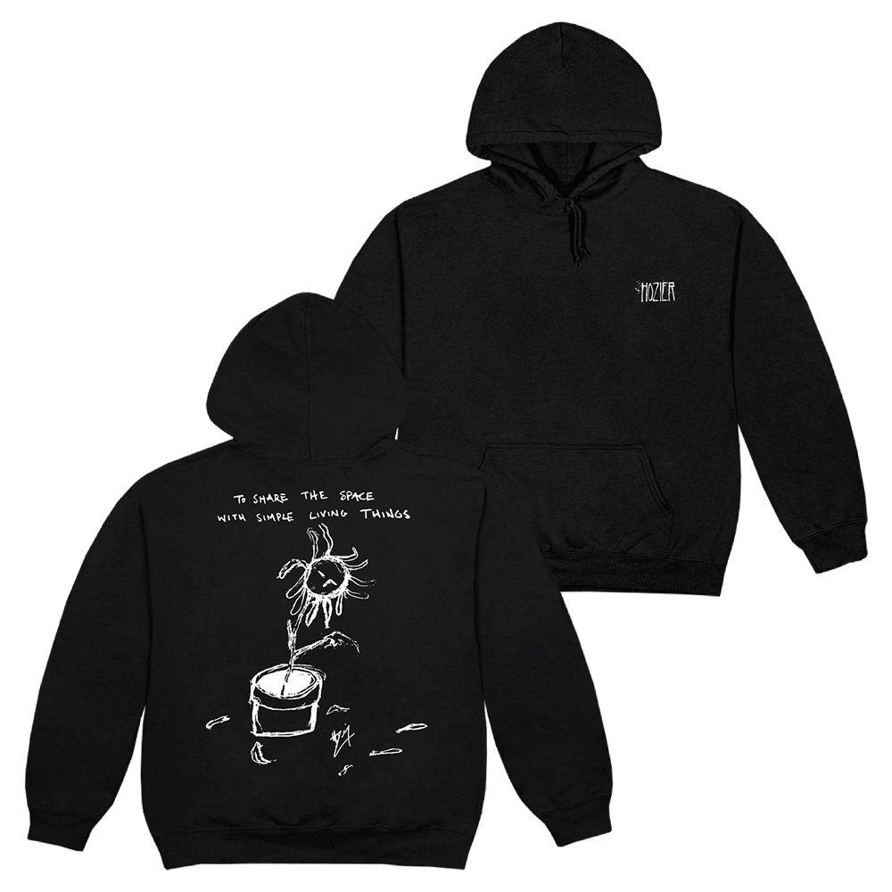 Hozier Merch Simple Living Things Black Hoodie Gifts For Music Fans