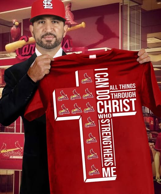 I Can Do All Things Through Christ St. Louis Cardinals Shirt Basketball Fan Gift Ideas