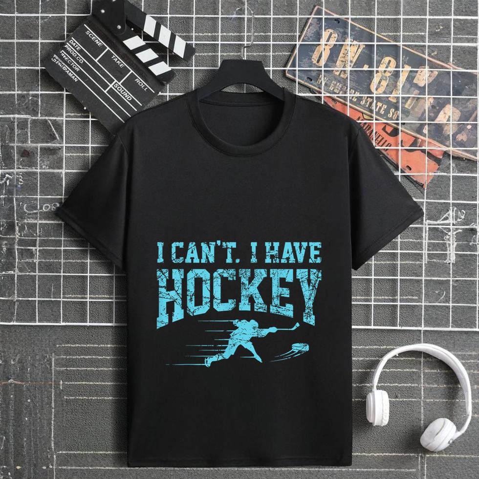 I Can't I Have Hockey Fan League Field Ice Hockey Players T-Shirt