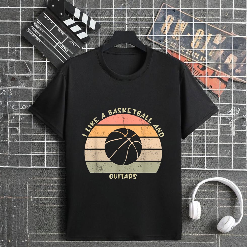 I Like A BASKETBALL And GUITARS T-Shirt