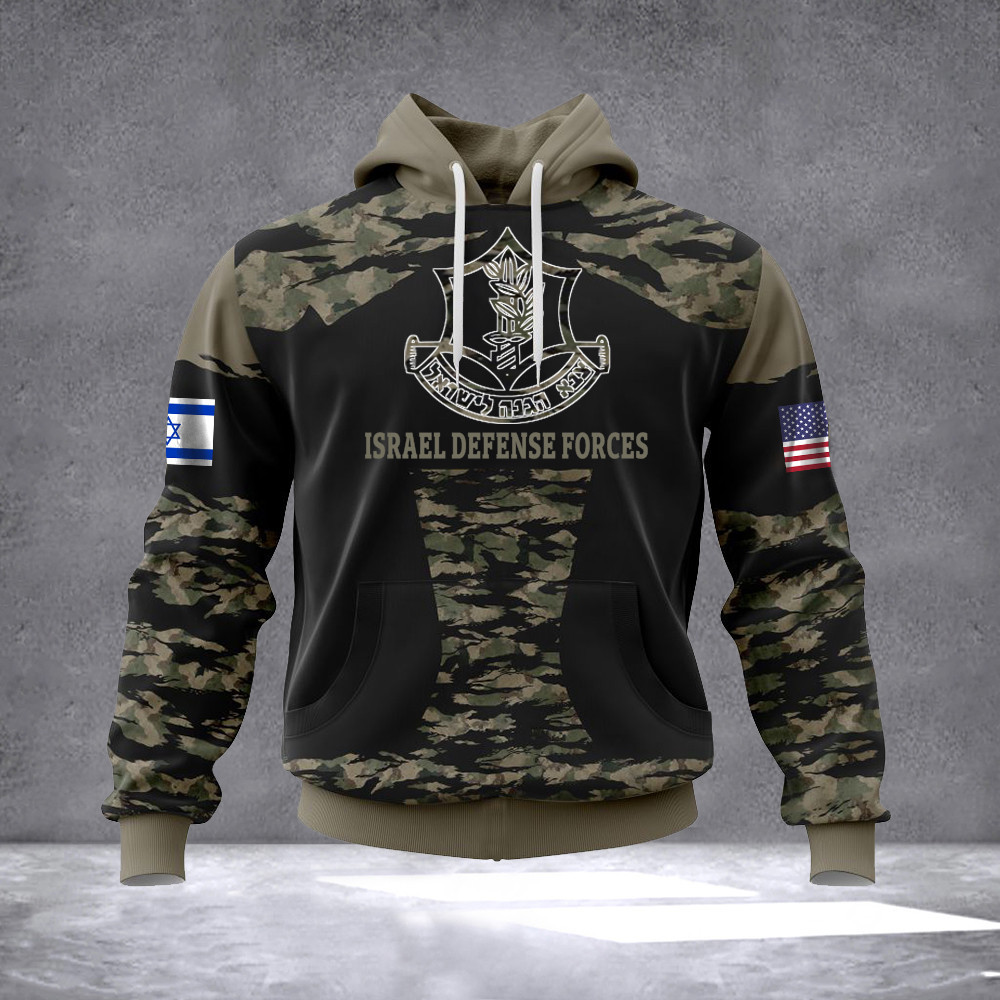 IDF Hoodie IDF Sweatshirt Israel Defense Forces Hoodie USA Stand With Israel Sweatshirt Israel Merch
