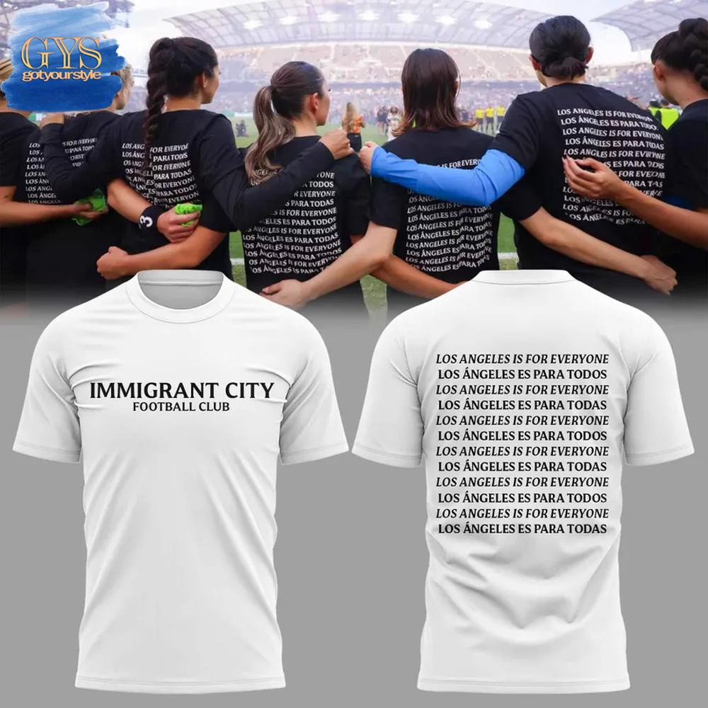 IMMIGRANT CITY Football Club LA Angel T-Shirt Premium Merchandises