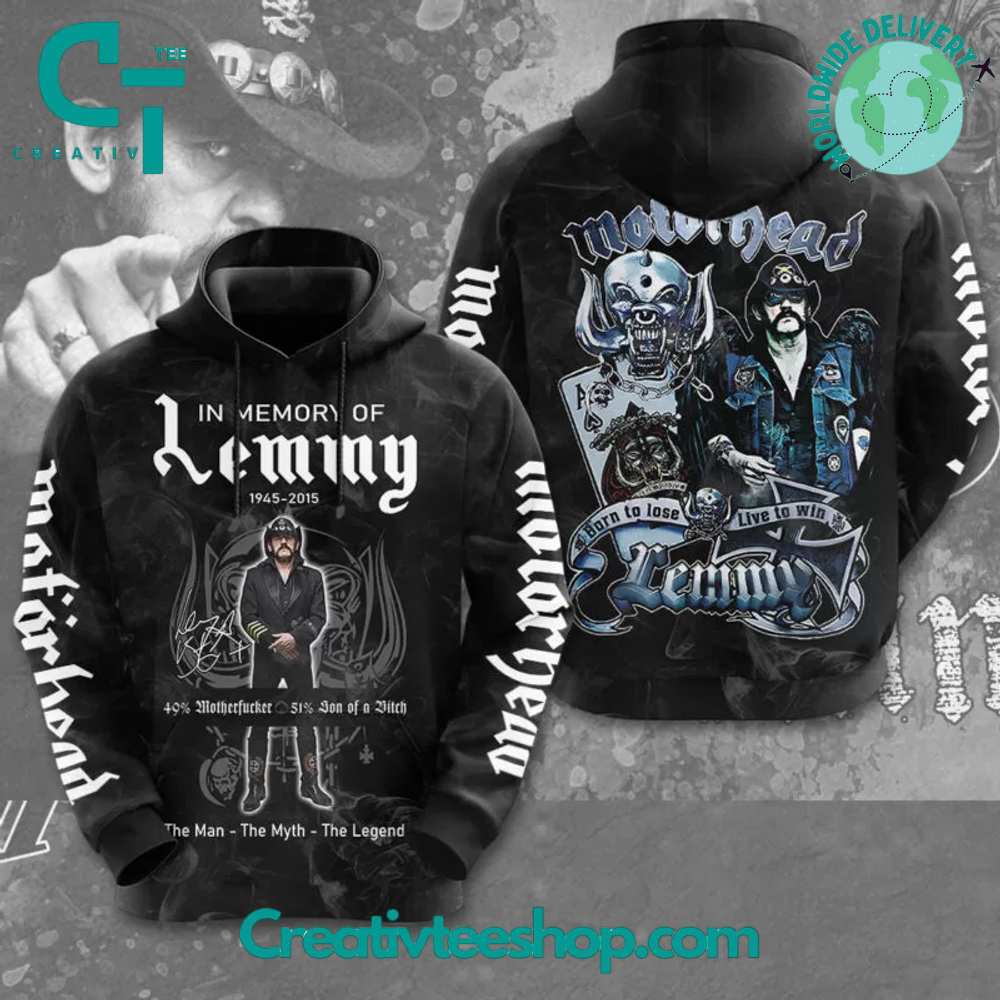 In Memory of Lemmy Kilmister x Motorhead Hoodie
