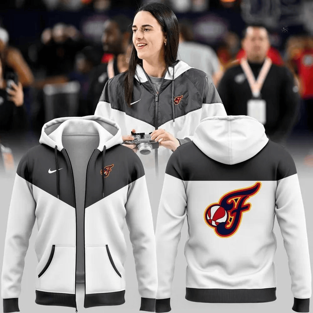 Indiana Fever 2025 Special Zip Hoodie Indiana Fever Merch Gifts For Basketball Fan