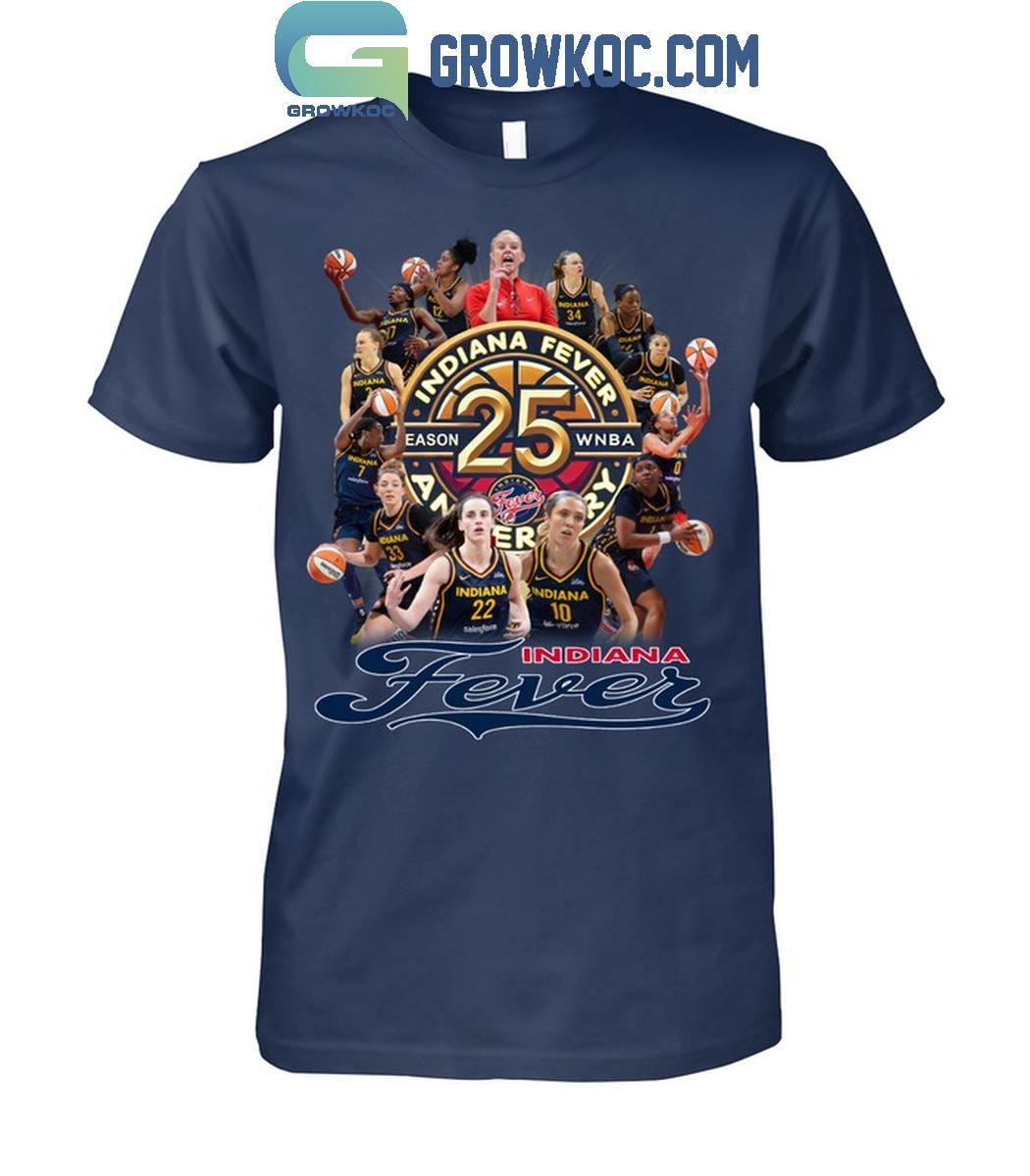 Indiana Fever 25 Seasons In WNBA T-Shirt
