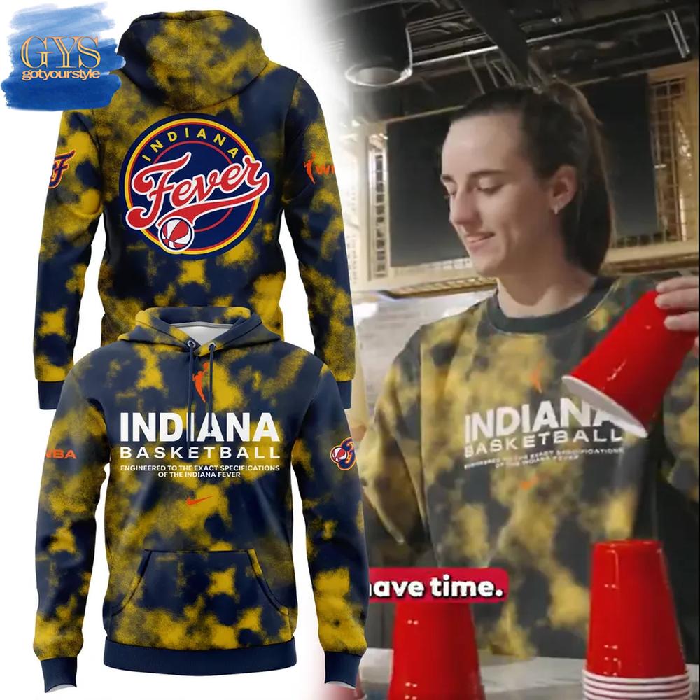 Indiana Fever WNBA Tie-Dye Limited Edition Hoodie Premium Merchandises