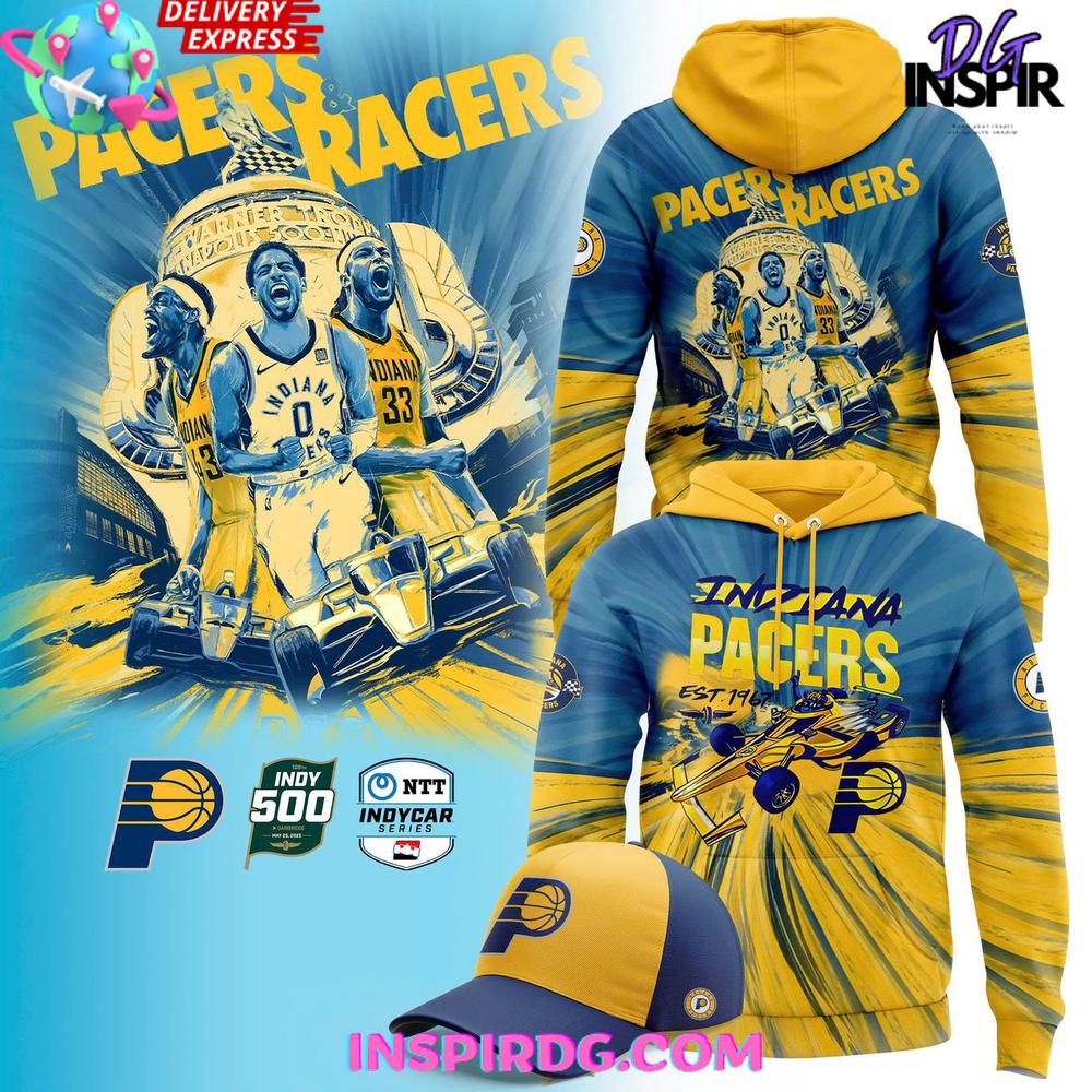 Indiana Pacers & Racers 2025 Limited Hoodie Premium Merchandises