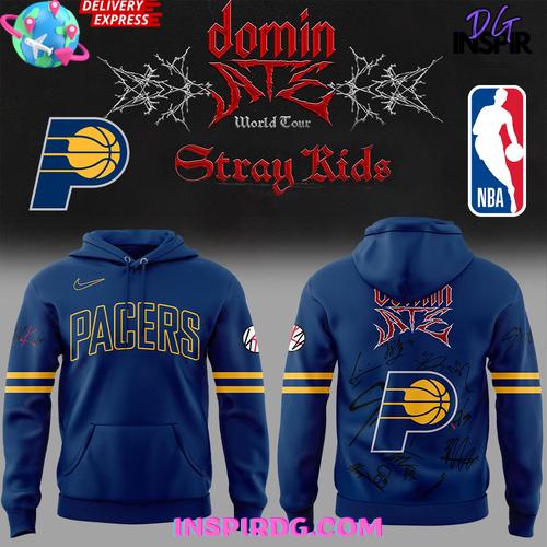 Indiana Pacers x ATE World Tour Stray Kids Special Hoodie Premium Merchandises