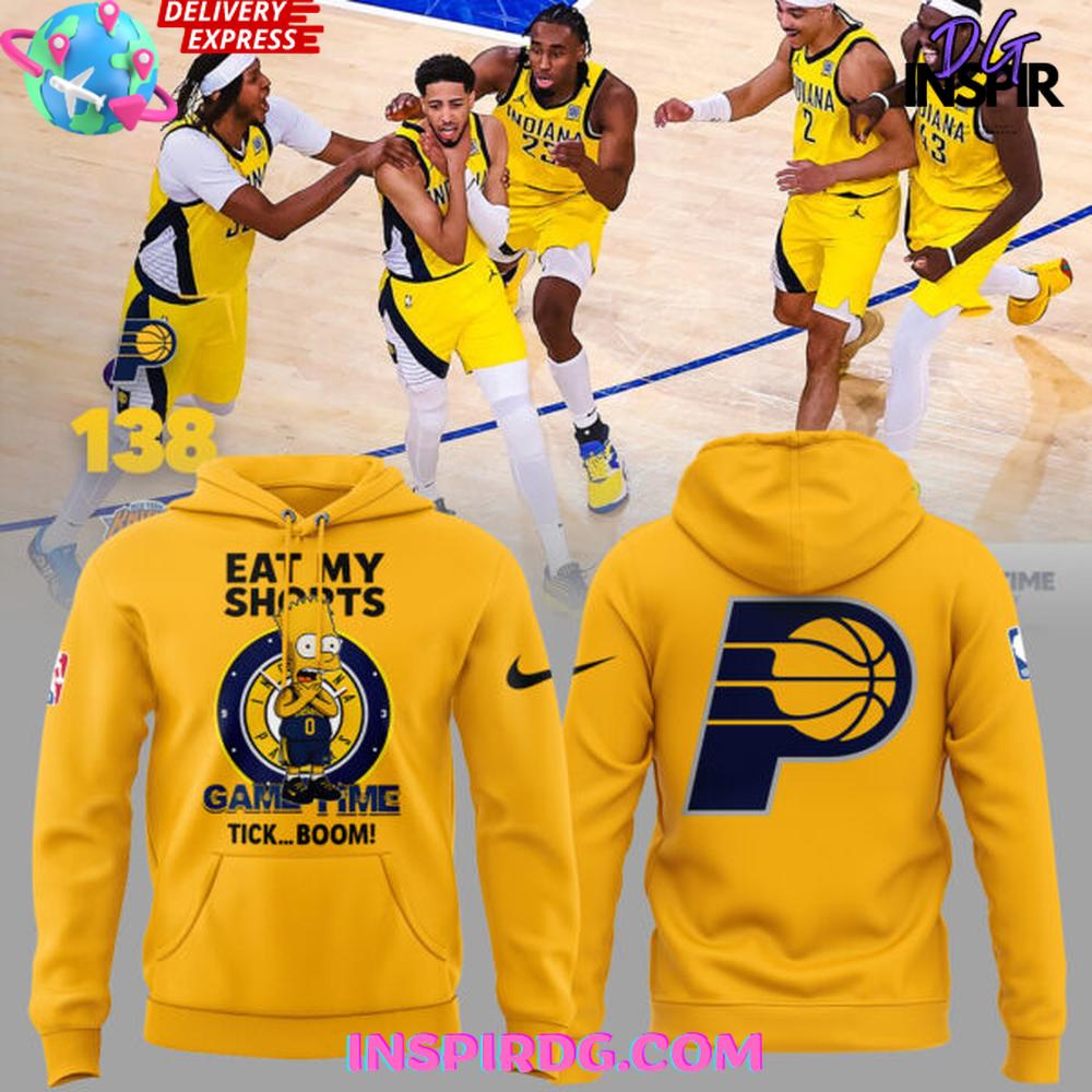 Indiana Pacers x Bart Simpson Legacy Signal Special Hoodie Premium Merchandises