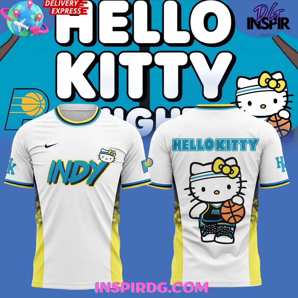 Indiana Pacers x Hello Kitty Night Performance T-Shirt