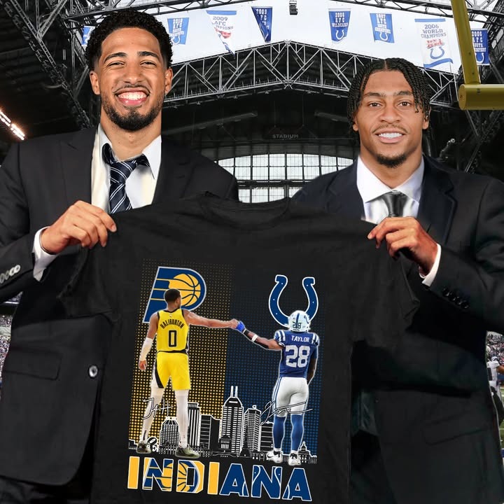 Indiana Tyrese Haliburton And Jonathan Taylor T-Shirt Gift For Basketball Lover