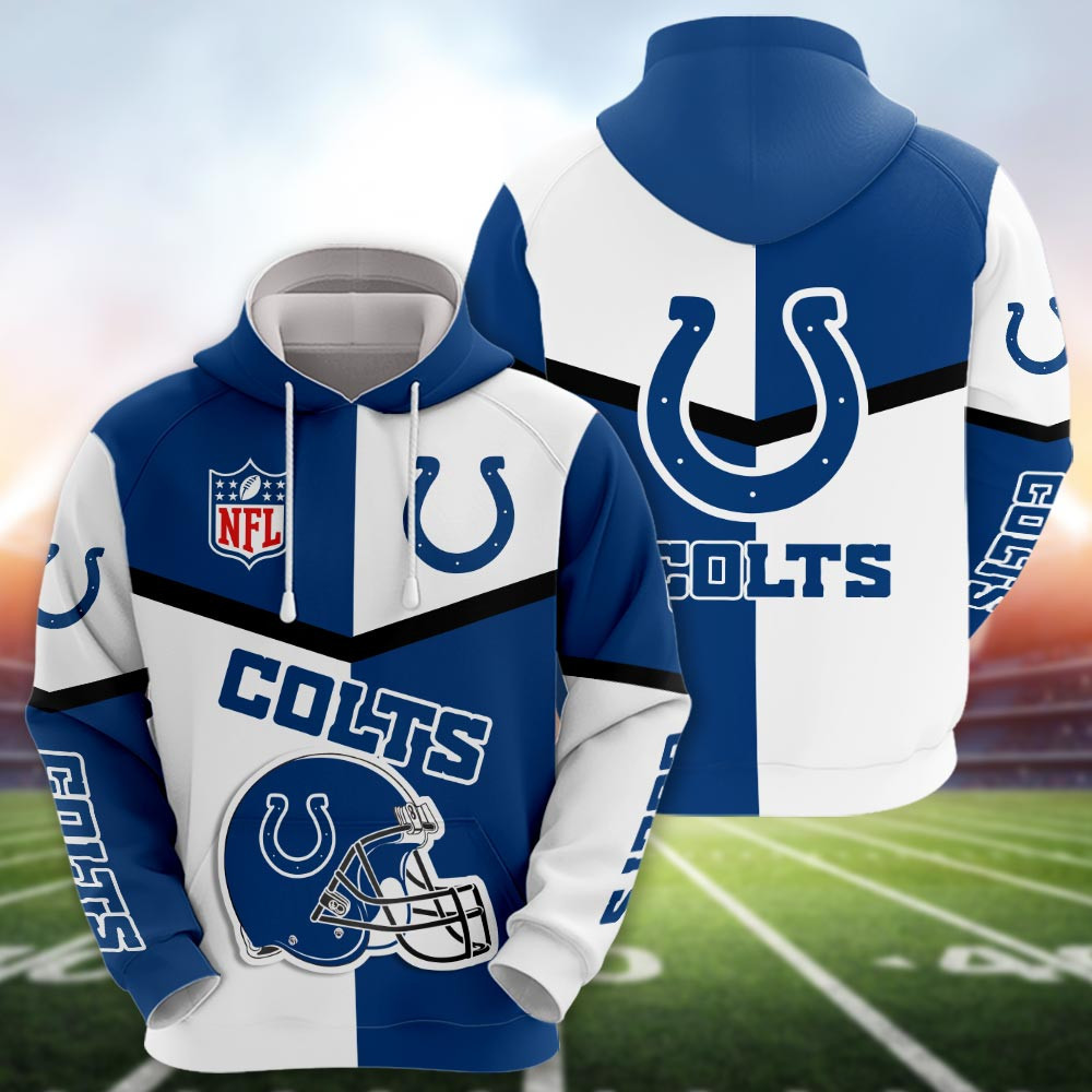 Indianapolis Colts 3D printed Sweatshirt Hoodie Zipped Hoodie