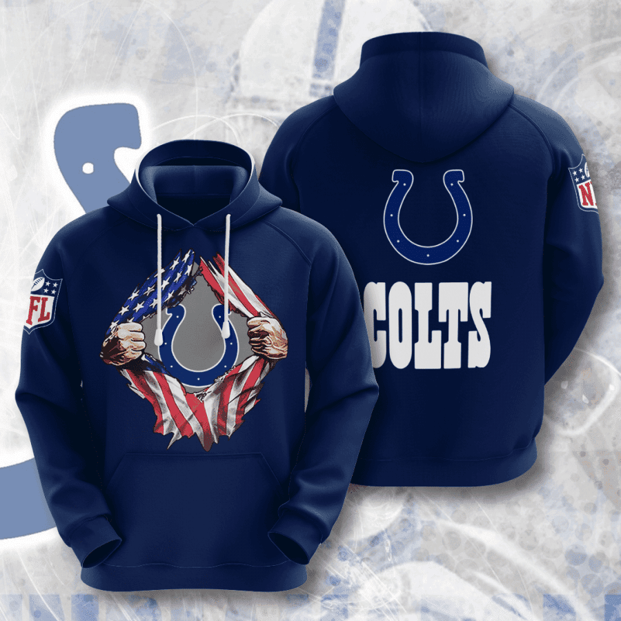 Indianapolis Colts Hoodie  Zip Hoodie Version 1230