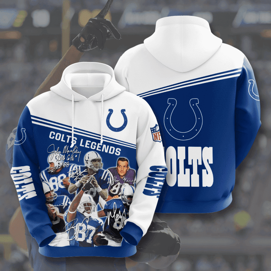 Indianapolis Colts Hoodie  Zip Hoodie Version 1328