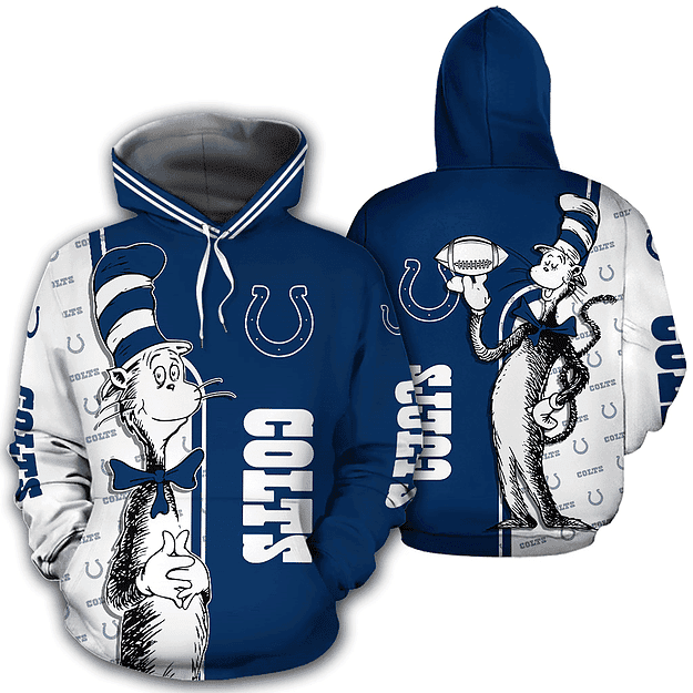 Indianapolis Colts Hoodie  Zip Hoodie Version 1661