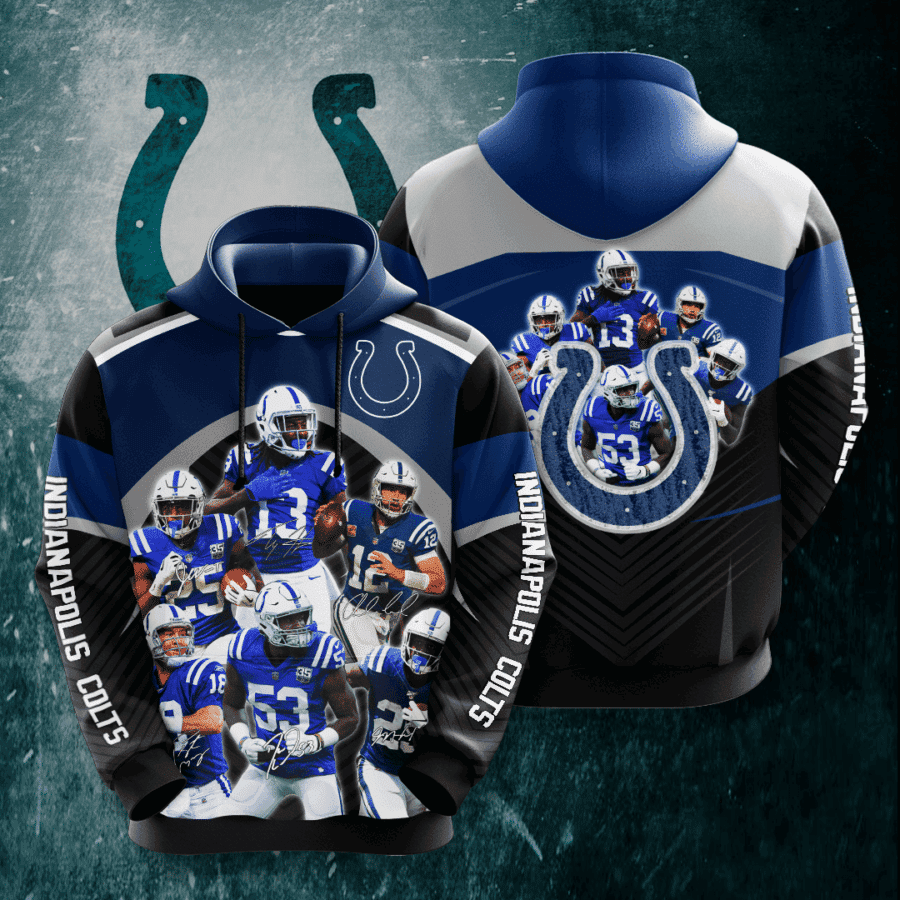 Indianapolis Colts Hoodie  Zip Hoodie Version 978