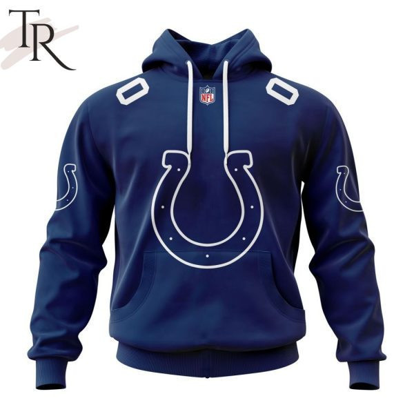 Indianapolis Colts Personalized Name And Number NFL 3D Hoodie
