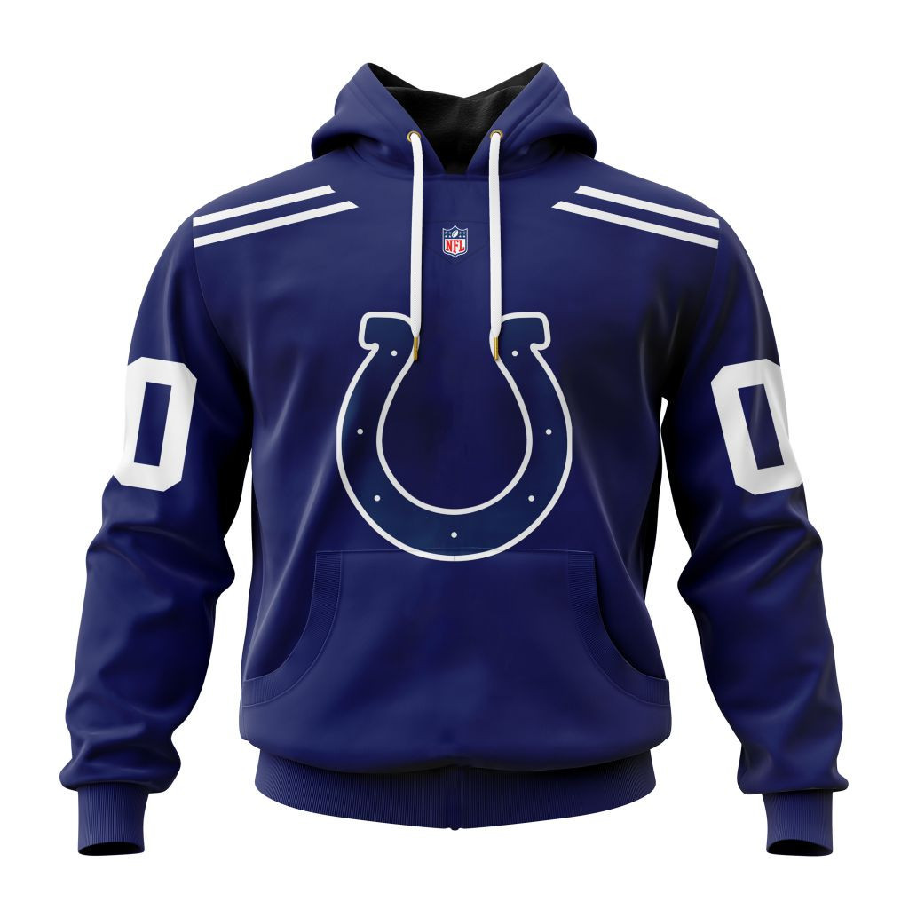 Indianapolis Colts Specialized Design Personalized Letters Number V24101202 Hoodie
