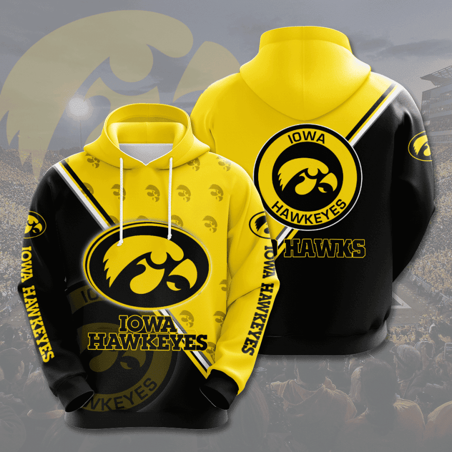 Iowa Hawkeyes Hoodie  Zip Hoodie Version 1136