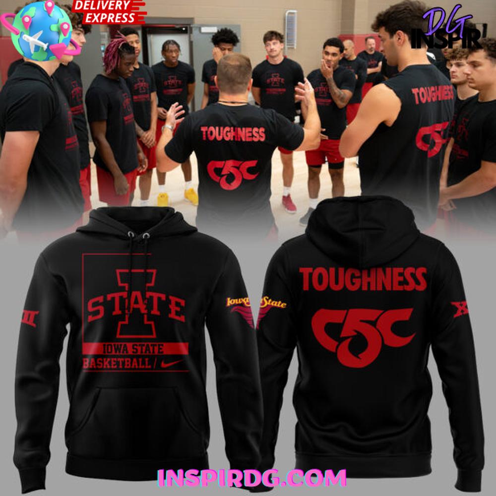 Iowa State Basketball â€œTOUGHNESS C5Câ€ Hoodie Premium Merchandises