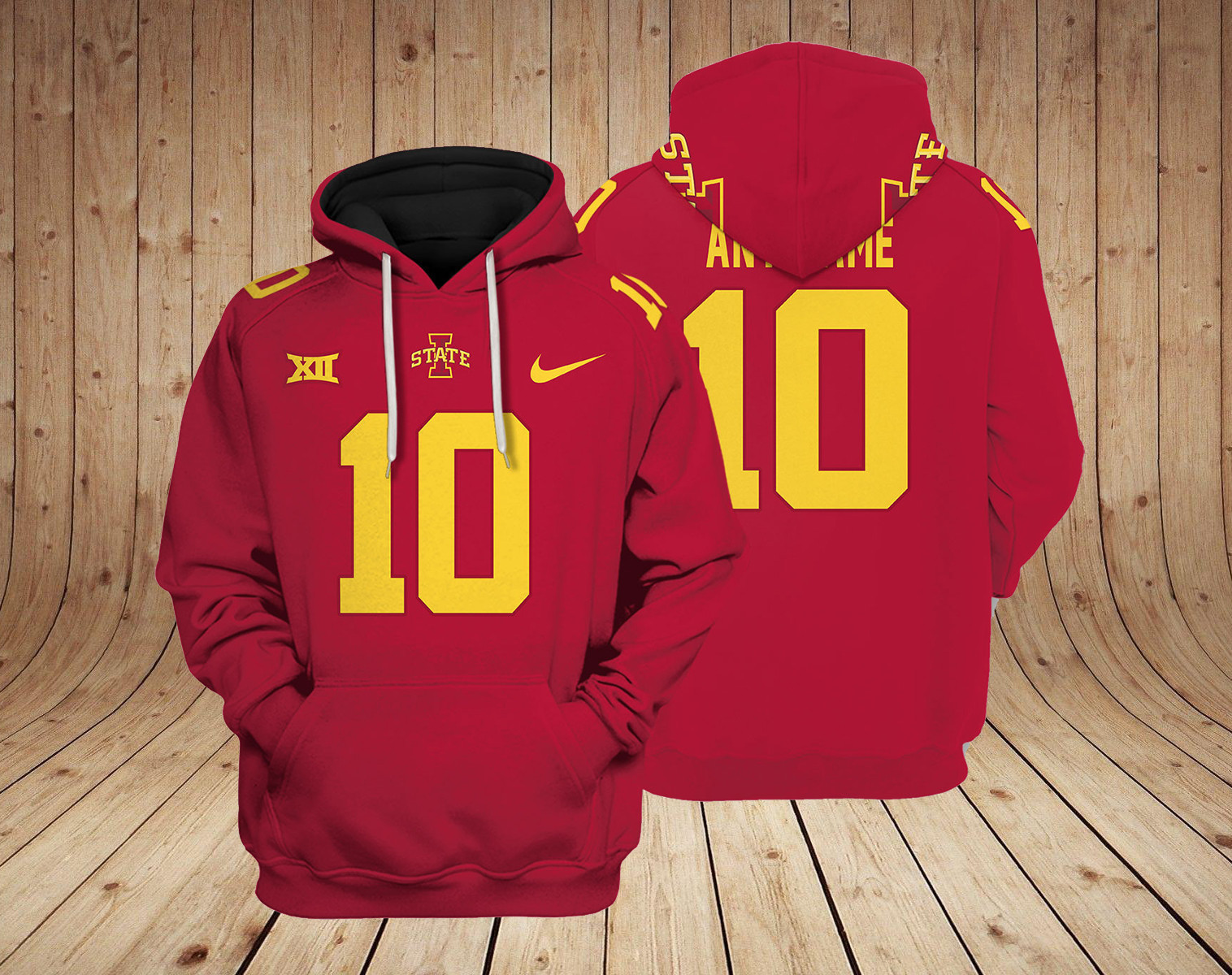 Iowa State Cyclones football NCAA Custom 3D Hoodie PT22842