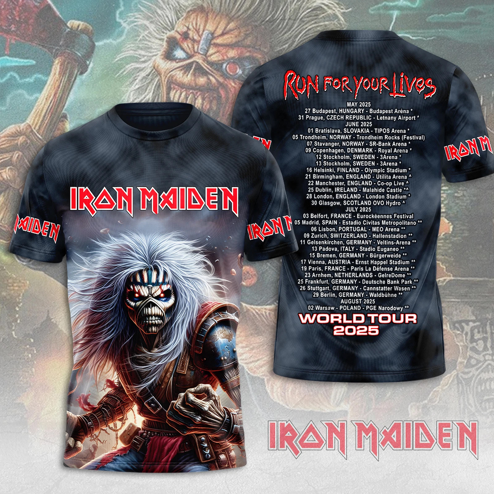 Iron Maiden Inspired Run For Your Lives World Tour 2025 8