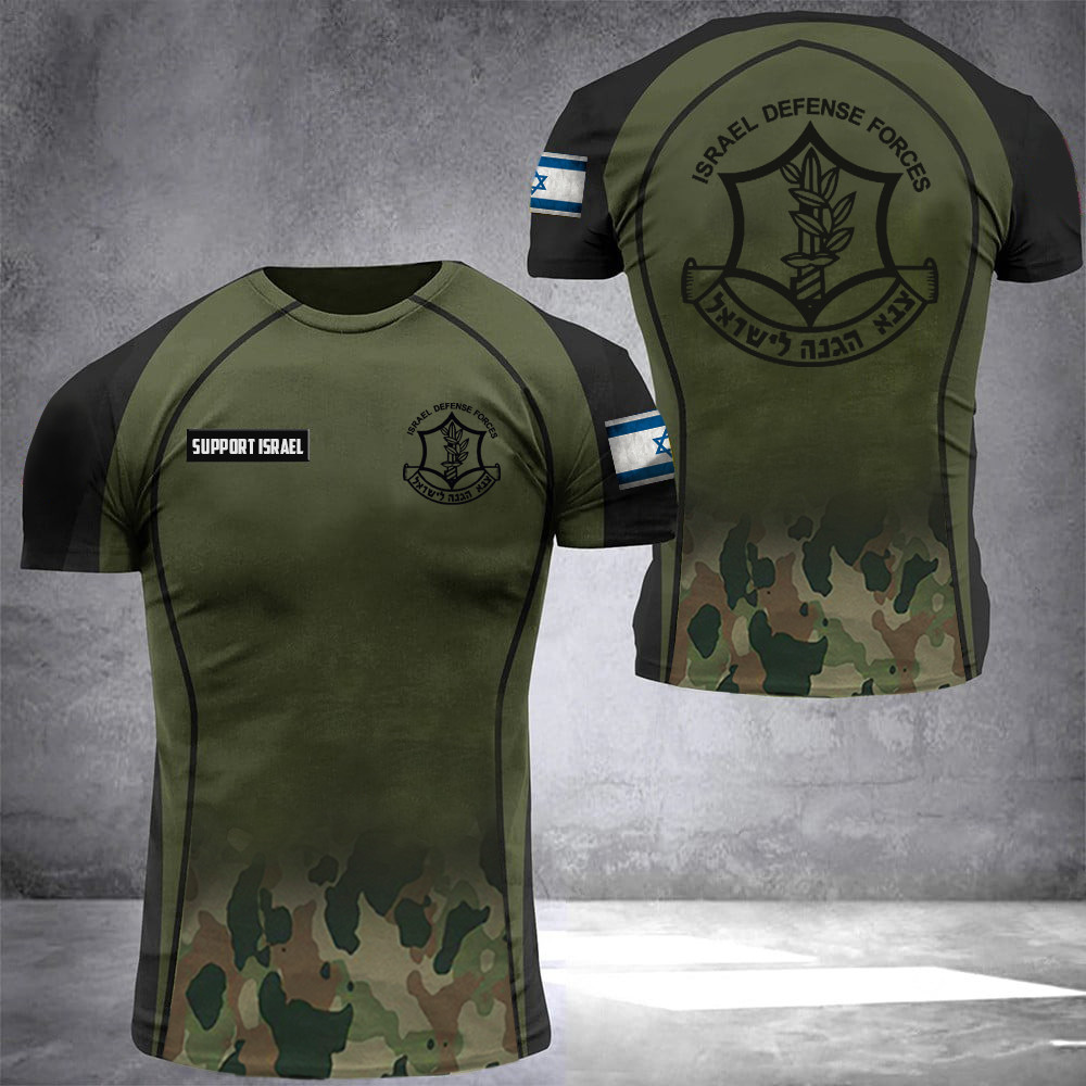 Israeli Army Shirt IDF T-Shirt Support Israel Tee Shirt Israel Defense Forces Clothing