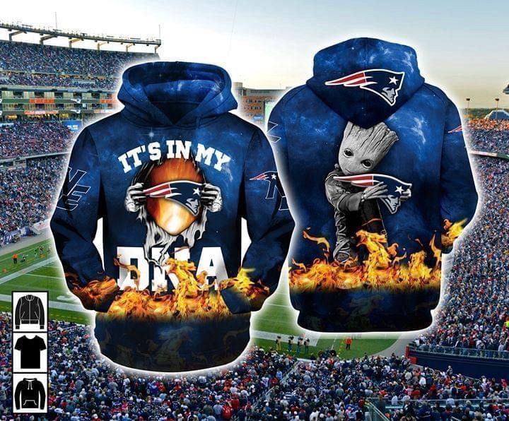 It My New England Patriots Dna Groot Hoodie  Zip Hoodie