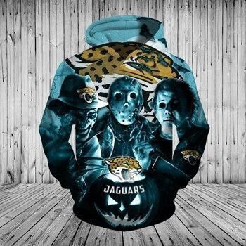 Jacksonville Jaguars Halloween Horror Night Hoodie  Zip Hoodie