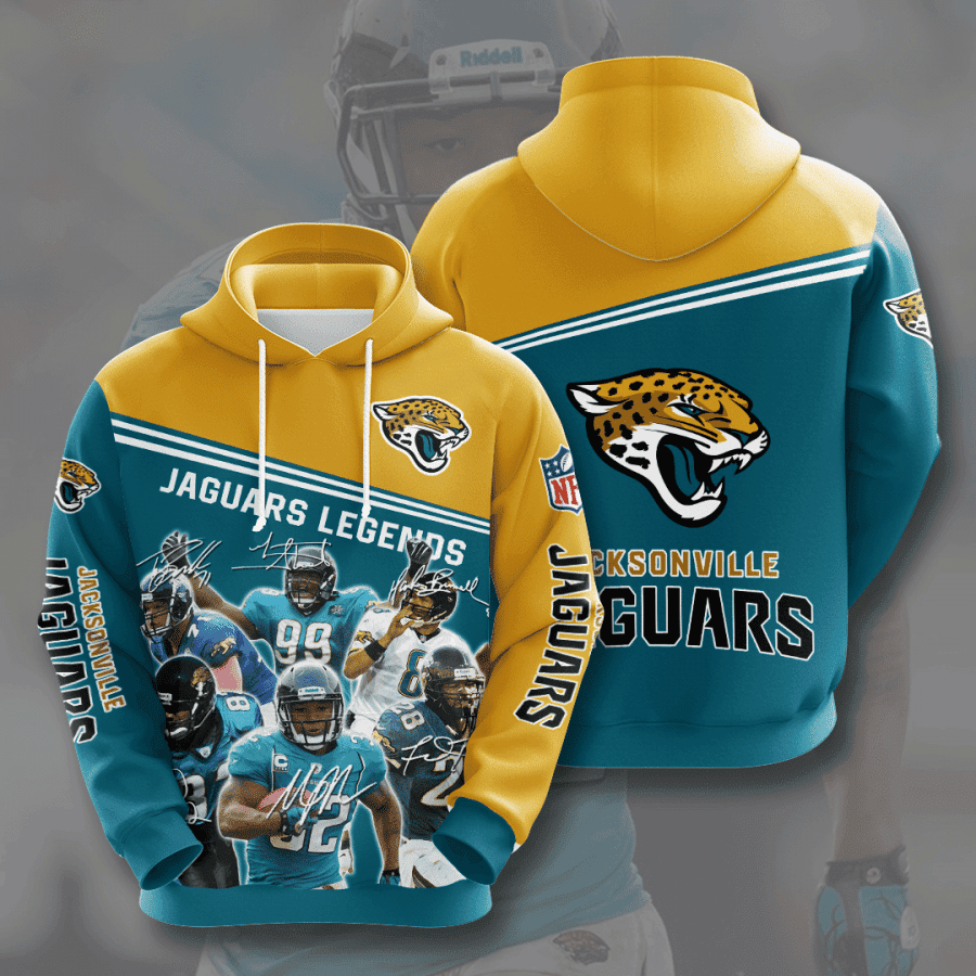 Jacksonville Jaguars Hoodie  Zip Hoodie Version 745