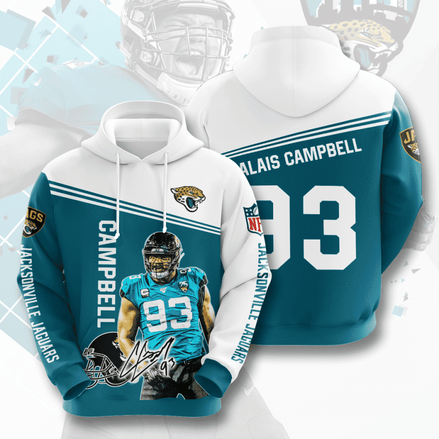 Jacksonville Jaguars Hoodie  Zip Hoodie Version 752